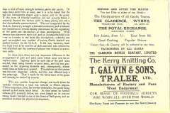 1913 All Ireland Final Programme (part 5)