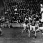 Johnny Culloty gathers the ball during the 1958 All Ireland Semifinal against Derry