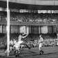Kerry in action in the Polo Grounds in 1956