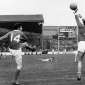 Liam Higgins shoots for a score in the 1969 All Ireland Final against Offaly