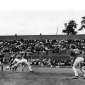 Mick O Dwyer shoots for goal in a Munster Final against Cork