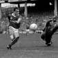 Ogie Moran in action against John O Leary, Dublin in the 1985 All Ireland Final