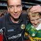Pat O'Shea celebrates with his son Gavin after the 2007 AI Semifinal win vs Dublin