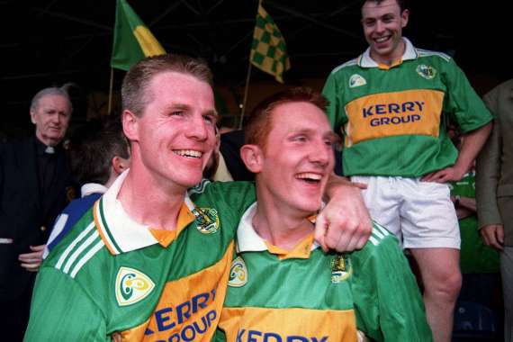 Victorious Kerry players after the 1998 Munster Final vs Tipperary in Thurles