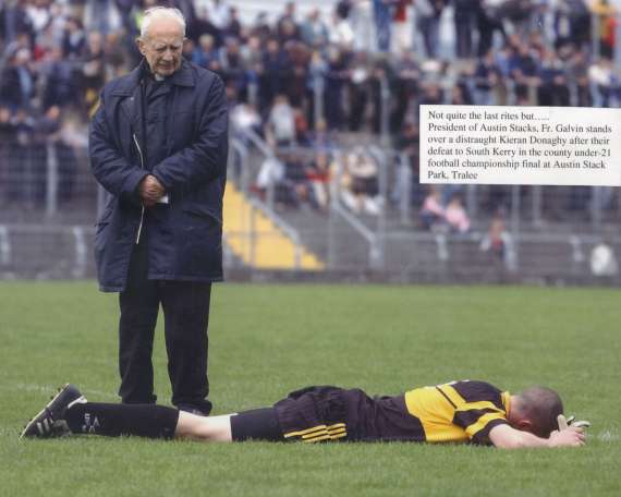 Kieran Donaghy after losing the U21 County Final against South Kerry