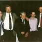 Weeshie with some of Kerry's greatest sportsmen.