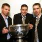 Tomas, Darragh and Marc O Se with Sam Maguire in 2004