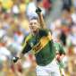 Kieran Donaghy celebrates a goal against Mayo in the 2006 Final