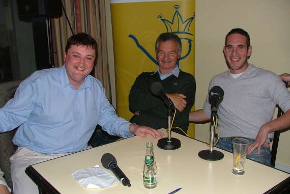 Sylvester Hennessy, Mick O Connell and Declan O'Sullivan on Terrace Talk