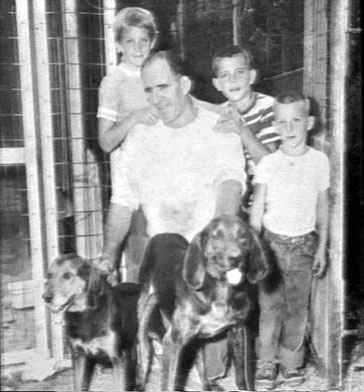 Jim Casey with some of his family